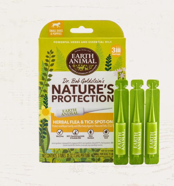 Earth Animal Nature's Protection Dog Herbal Flea & Tick Spot-on