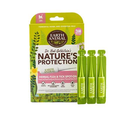 Earth Animal Nature's Protection Cat Herbal Flea & Tick Spot-on