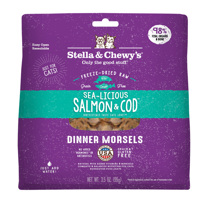 Stella & Chewy's Cat Freeze Dried Dinner Salmon & Cod