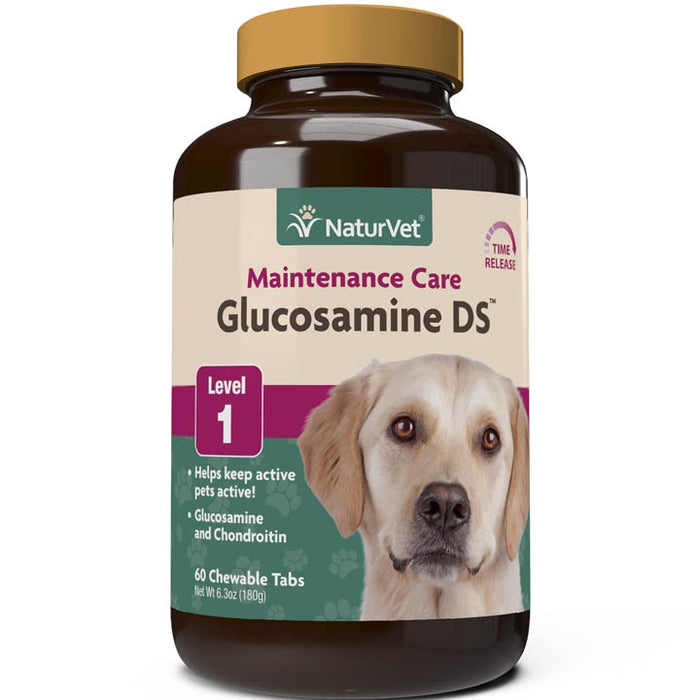 NaturVet Glucosamine DS Level 1 60ct