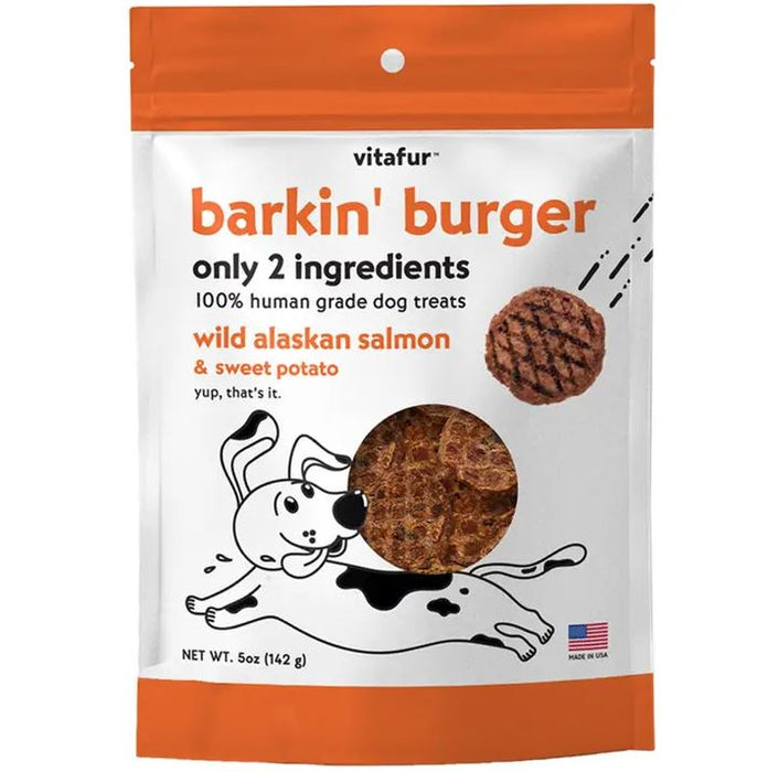 Barkin' Burger Wild Alaskan Salmon & Sweet Potato