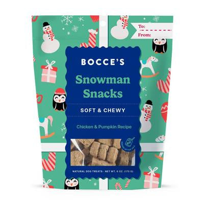 Bocce's Bakery Soft & Chewy Snowman Snacks 6oz