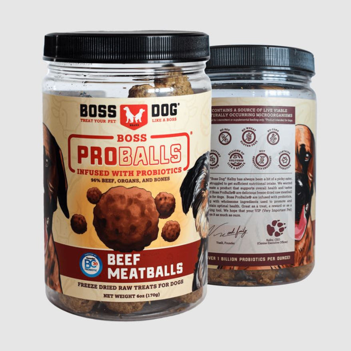 Boss Dog Proballs Freeze Dried Beef