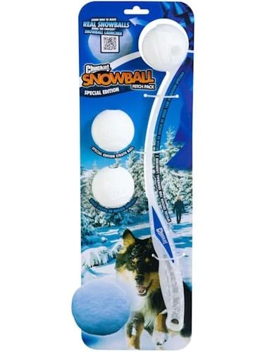 Chuckit! Launcher Snowball w/ 3 balls