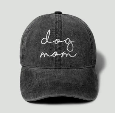 Baseball Hat Embroidered Dog Mom