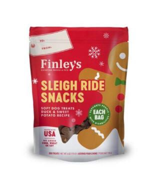 Finley's Sleigh Ride Snacks Duck 6oz