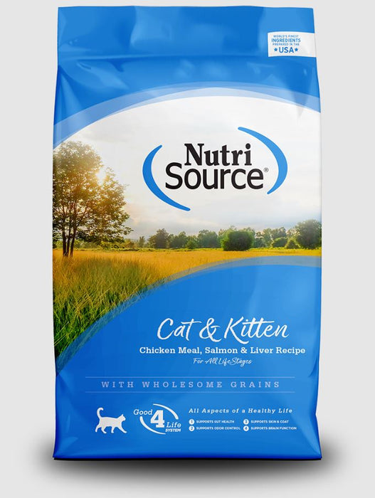 Nutrisource Cat & Kitten Chicken & Salmon