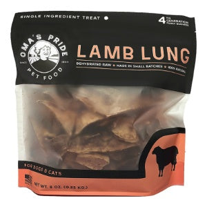 Oma's Pride Dehydrated Lamb Lung 8oz