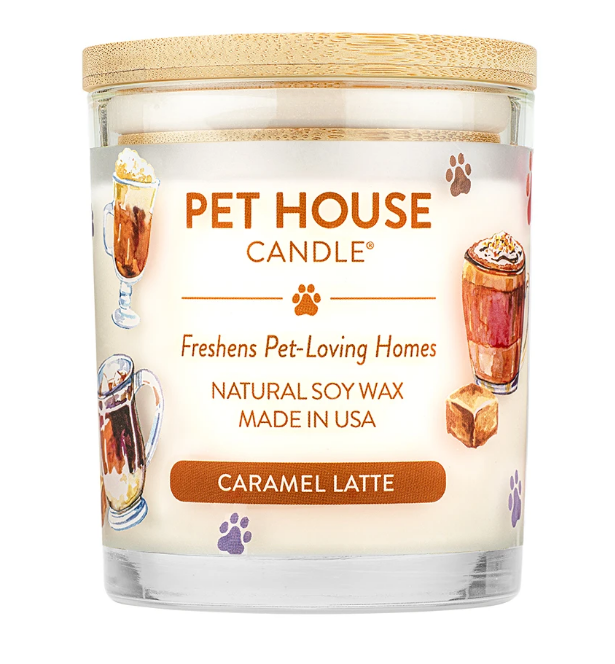 Pet House Candle Caramel Latte