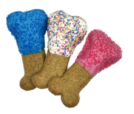 Preppy Puppy Decorated Small Bones