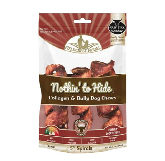 Nothin' to Hide Collagen Spiral 5" 3pk