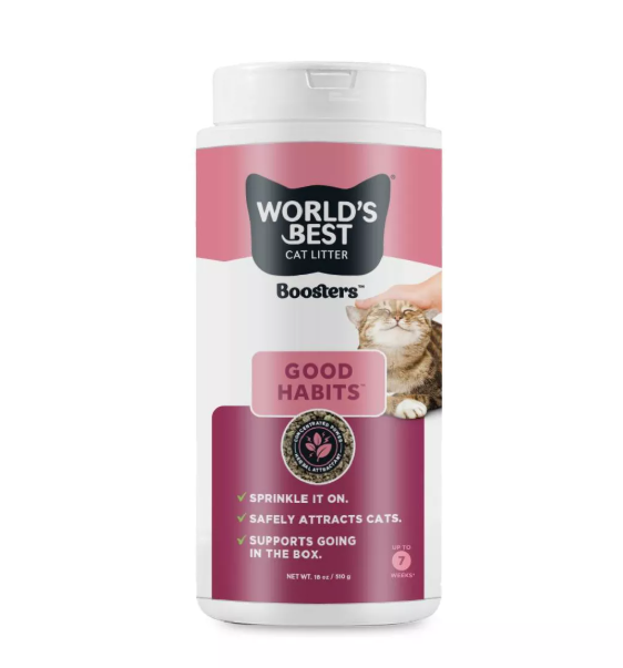 World's Best Litter Booster Good Habits 18oz