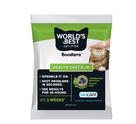 World's Best Litter Booster Health Check-In