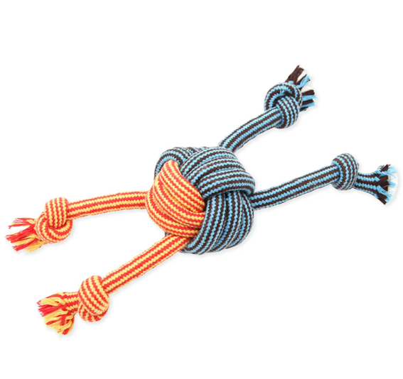 Mammoth Extra Flossy Chews Monkey Fist w/ Rope Ends