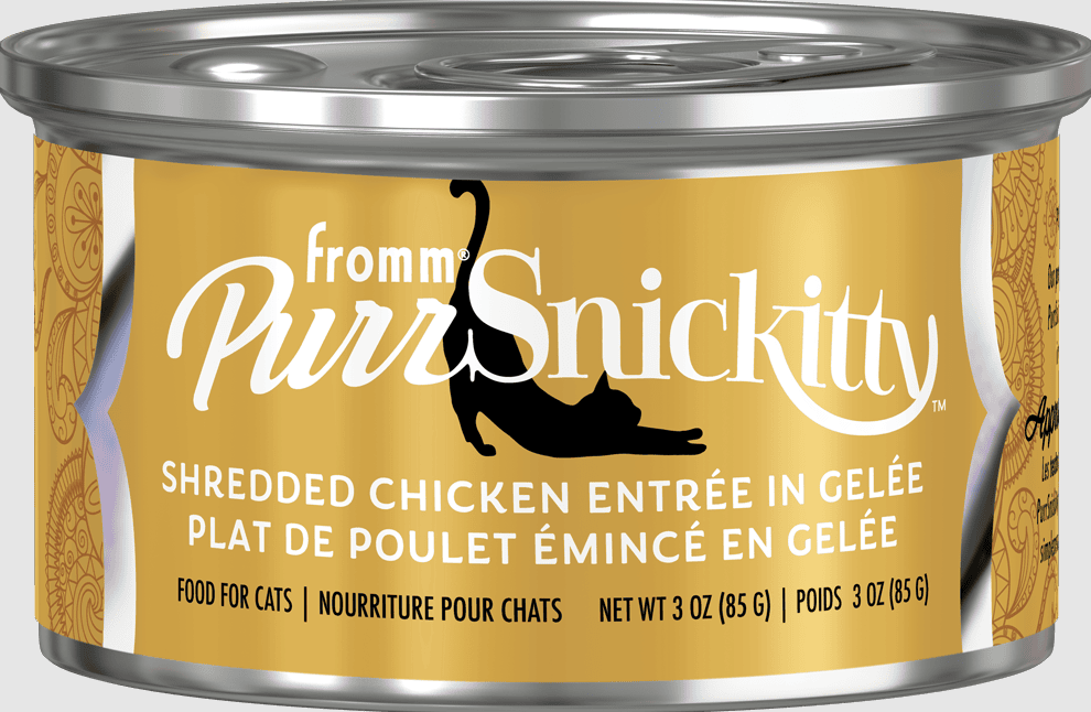 Fromm Cat Purrsnickitty Shredded Chicken in Gelee 3oz