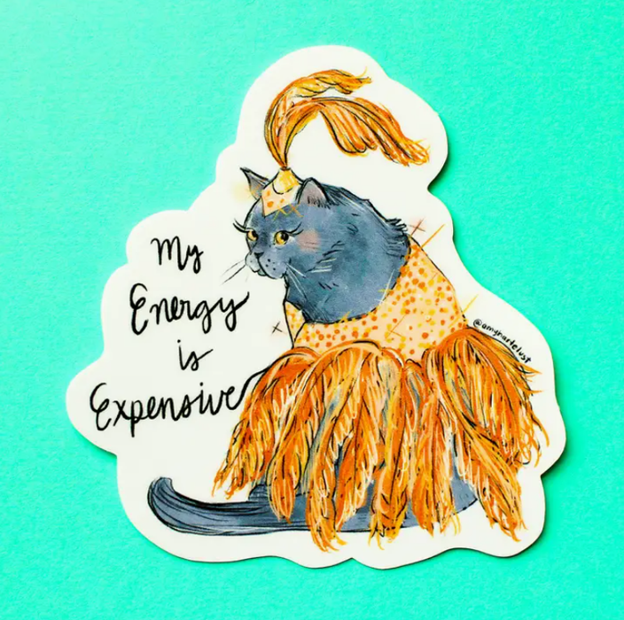Sticker Expensive Energy