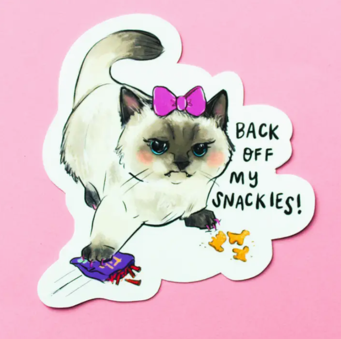 Sticker Hangry Kitty