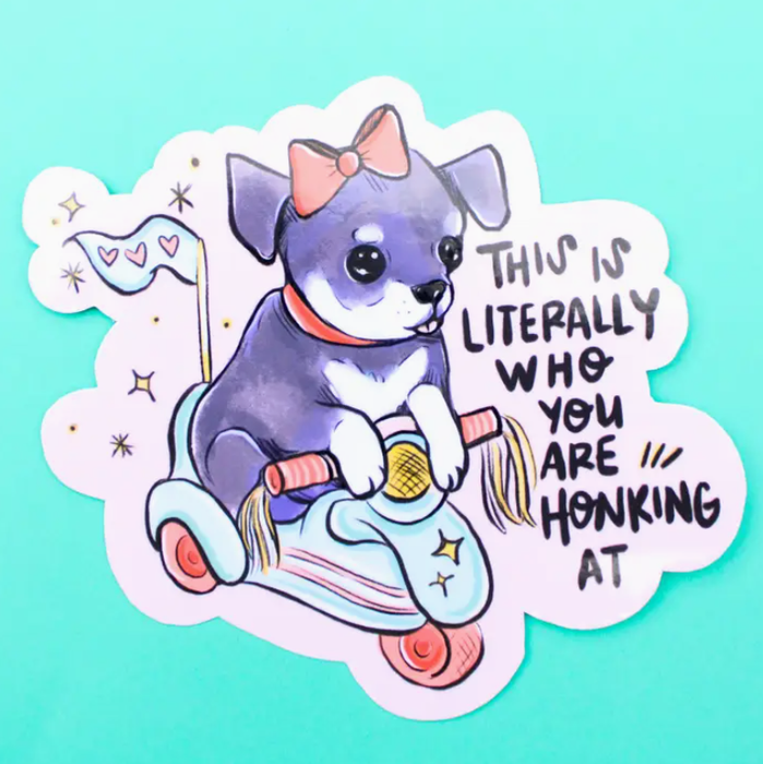 Sticker Honking At