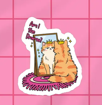 Sticker Am I the Drama