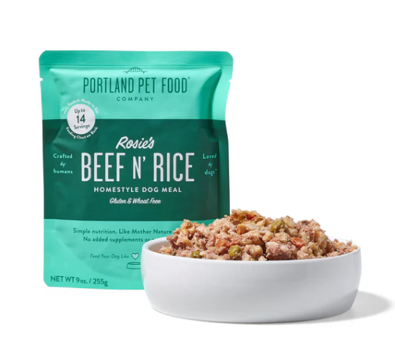 Portland Pet Homestyle Rosie's Beef N' Rice 9oz