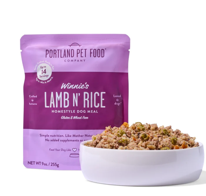 Portland Pet Homestyle Winnie's Lamb N' Rice 9oz