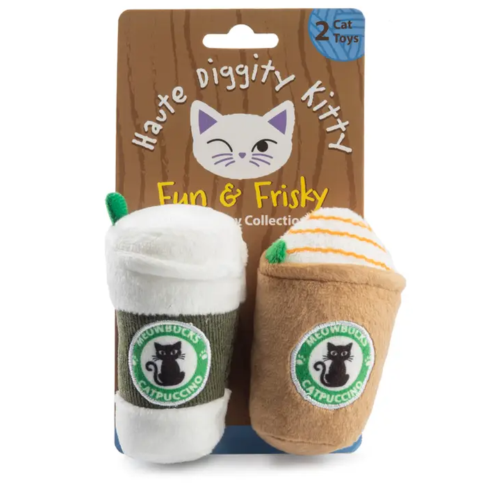 Haute Diggity Dog Cat Meowbucks 2pk