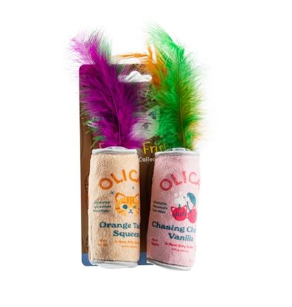 Haute Diggity Dog Cat Olicat Cheery & Orange 2pk