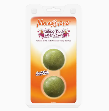 Meowijuana Wack'Ems Kalico Krush Balls 2pk