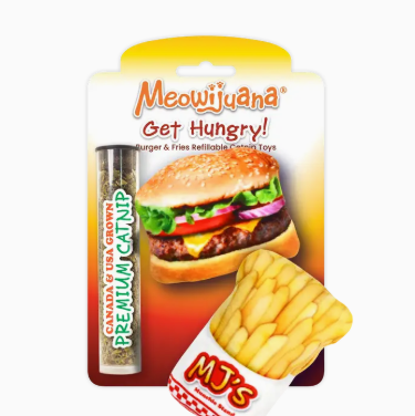 Meowijuana Refillable Get Hungry Burger & Fries