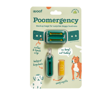 Woof Dog Poomergency Green