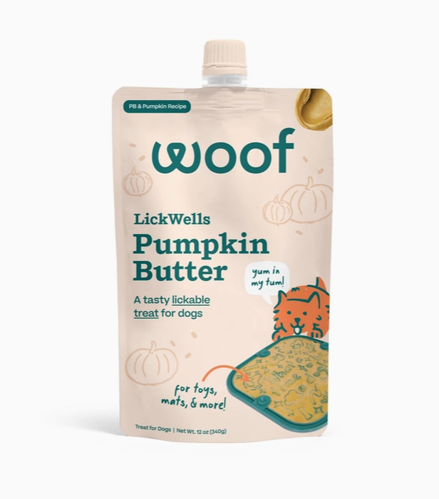 Woof Lickwells Pumpkin Butter 12oz