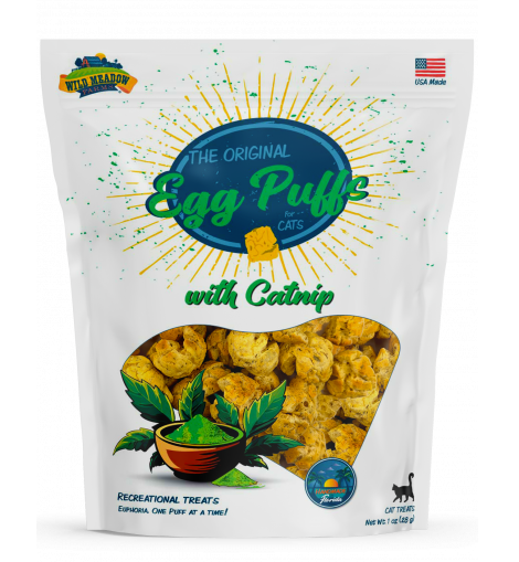 Wild Meadow Farms Cat Egg Puffs w/ Catnip