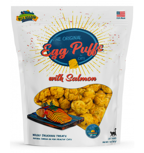 Wild Meadow Farms Cat Egg Puffs w/ Salmon