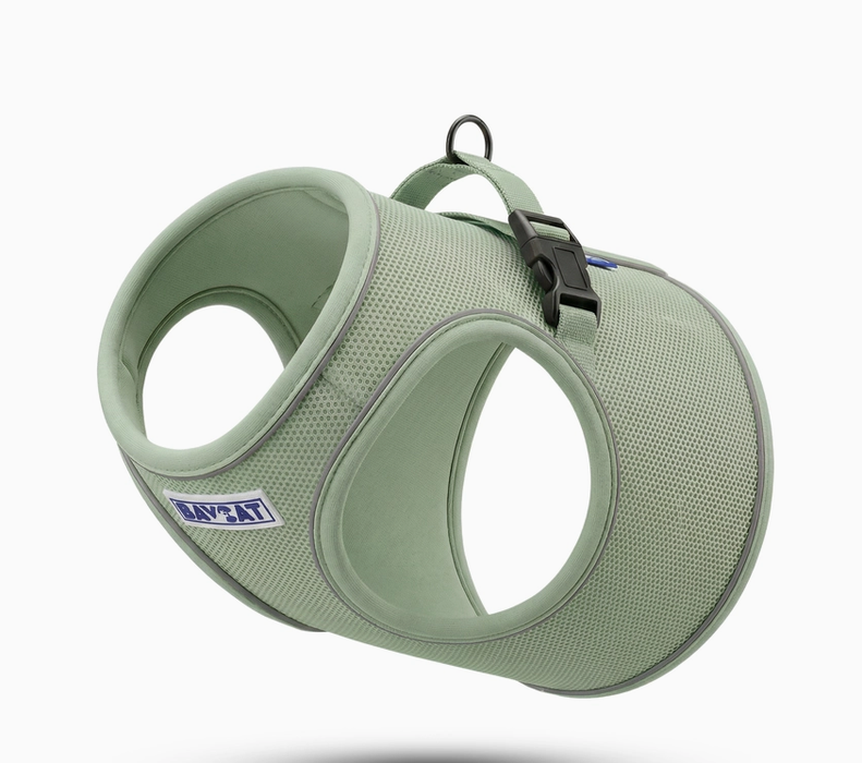 BayCat Cat Harness & Leash Green