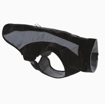 BayDog Saginaw Fleece Dog Coat Black