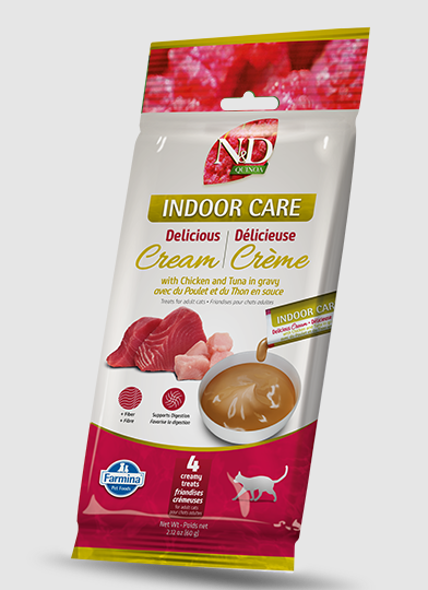 Farmina Cat Cream Indoor Care Chicken & Tuna 4pk