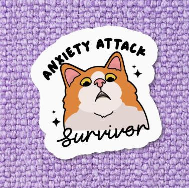 Sticker Anxiety Attack