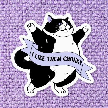 Sticker I Like Them Chunky