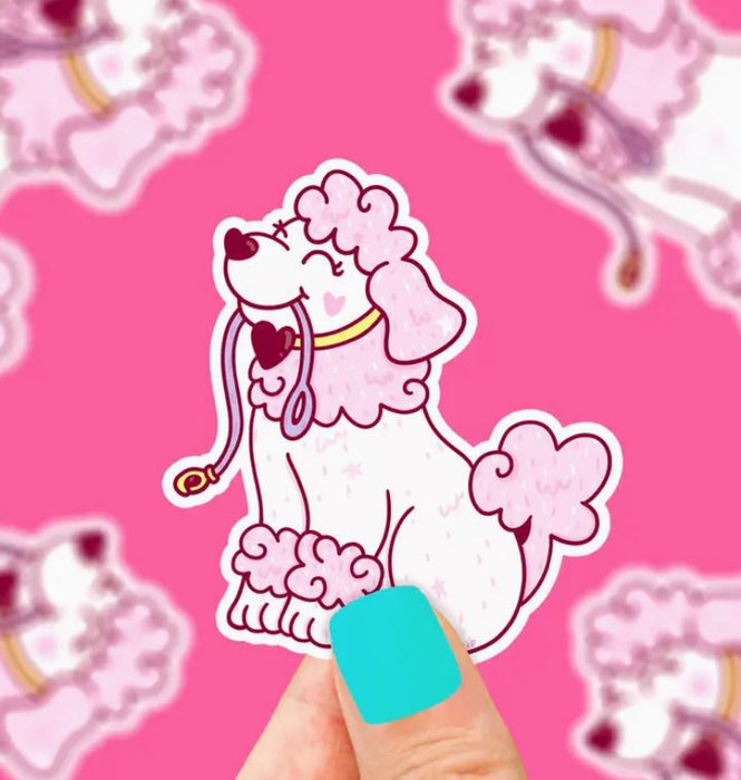 Turtle Soup Sticker Poodle Puppy