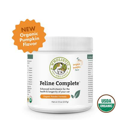 Wholistic Pet Organics Feline Complete Pumpkin 8oz