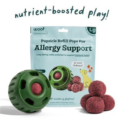Woof Pupsicle Pops Allergy Support — Natural Pet Center - Dog Apple Allergy Natural Treatments