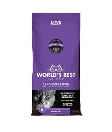 World's Best Cat Litter Multiple Cat Lavender Scented