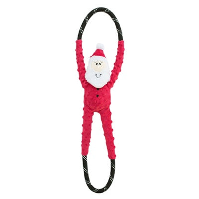 Zippy Paws Rope Tugz Santa