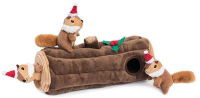 Zippy Paws Burrow Yule Log