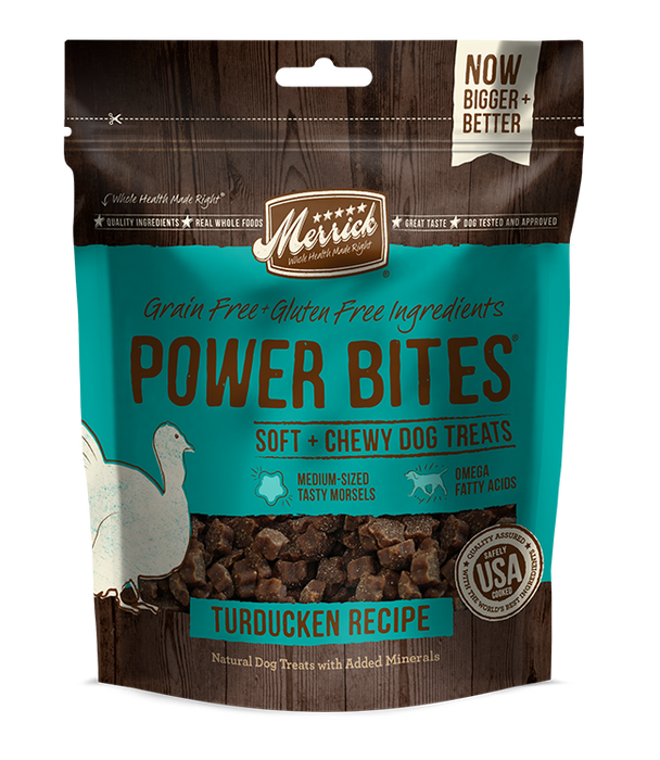 Merrick Power Bites Turducken 6oz