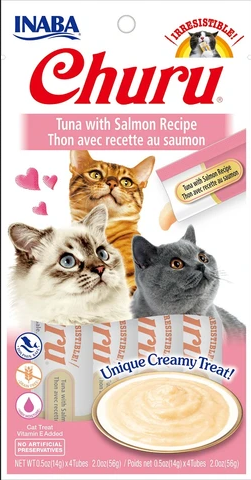Inaba Churu Tuna & Salmon 4pk