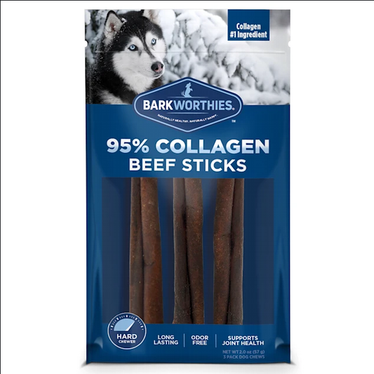 Barkworthies 95% Collagen Beef Sticks