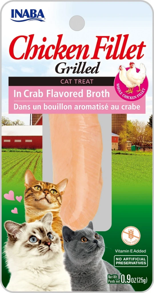 Inaba Cat Fillet Chicken & Crab