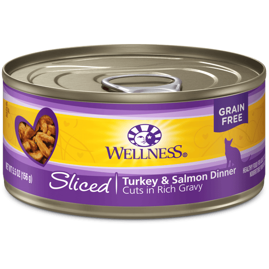 Wellness Sliced Turkey & Salmon 5.5oz