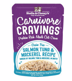 Stella & Chewy's Cat Carnivore Cravings Salmon, Tuna & Mackerel 2.8oz